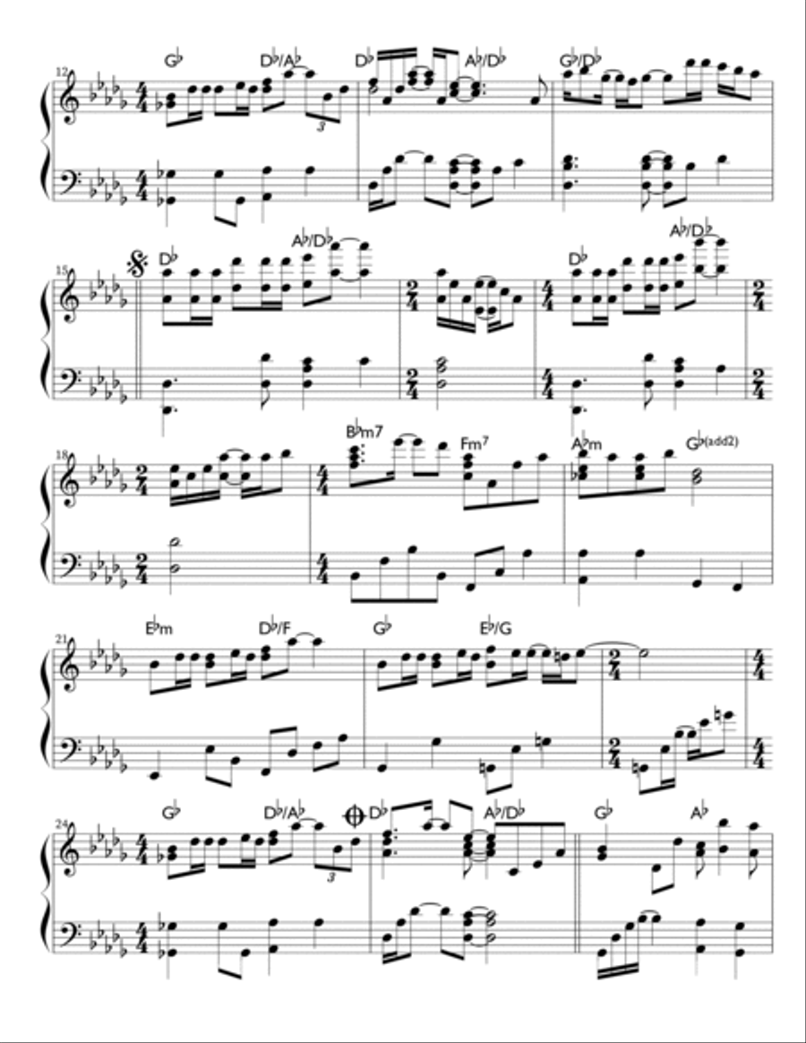 Land Of The Loving Land Of The Loving Piano Solo scores gallery preview page 2