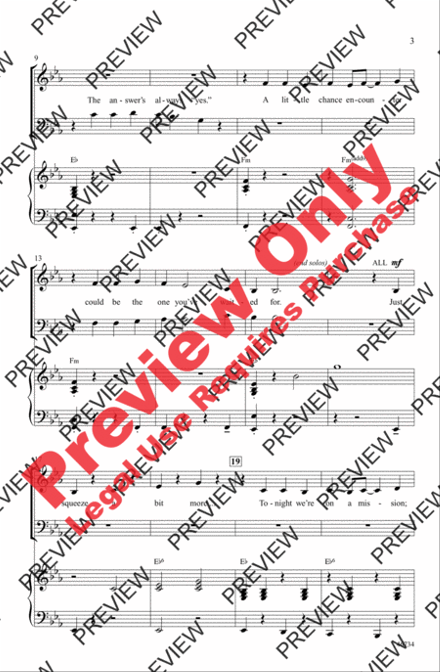 Someone in the Crowd 3-Part scores gallery preview page 3