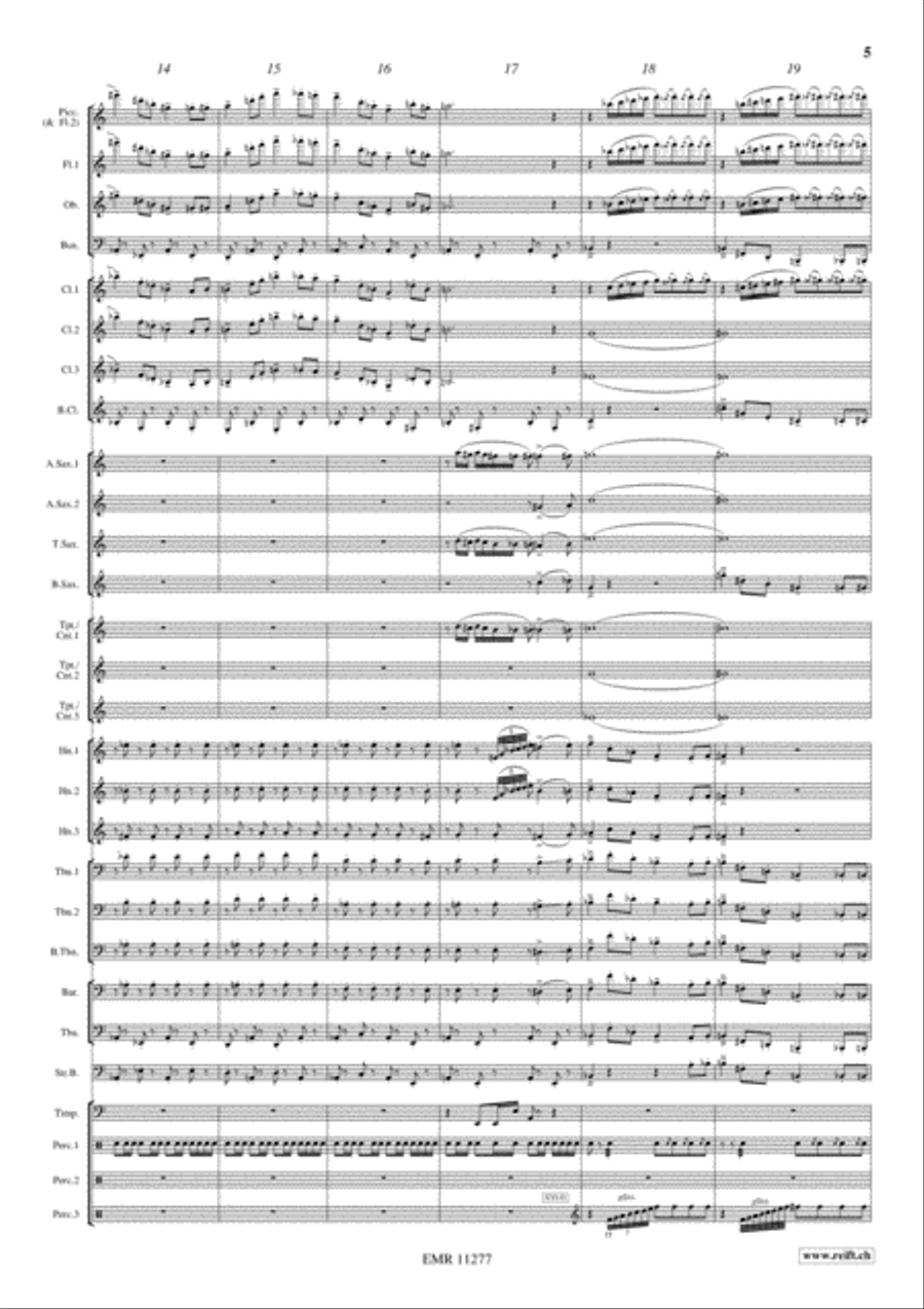 Genghis Khan Genghis Khan Concert Band scores gallery preview page 6