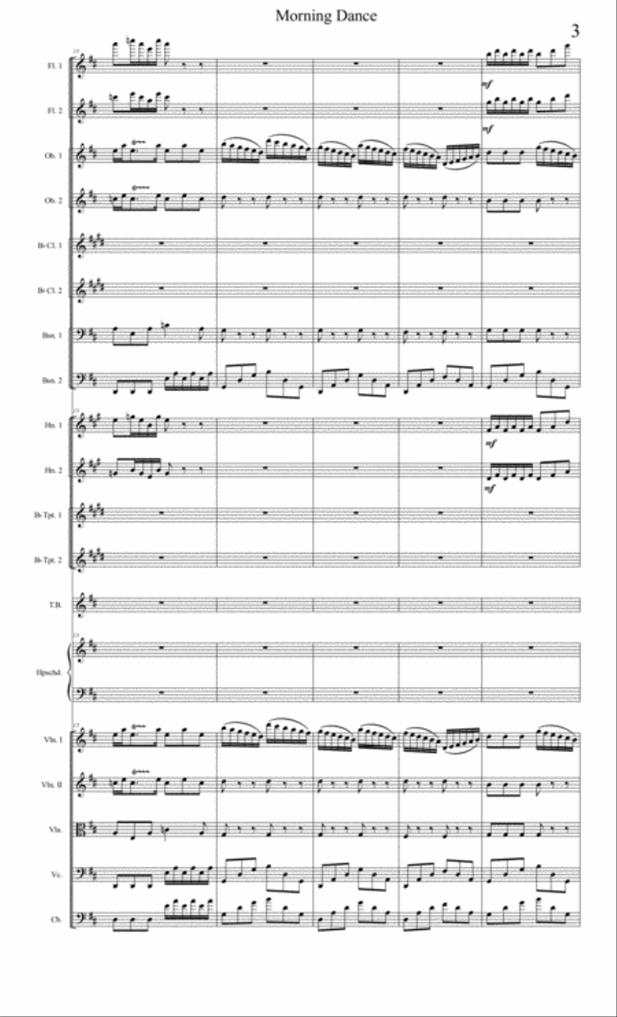 Morning Dance Chamber Orchestra scores gallery preview page 3