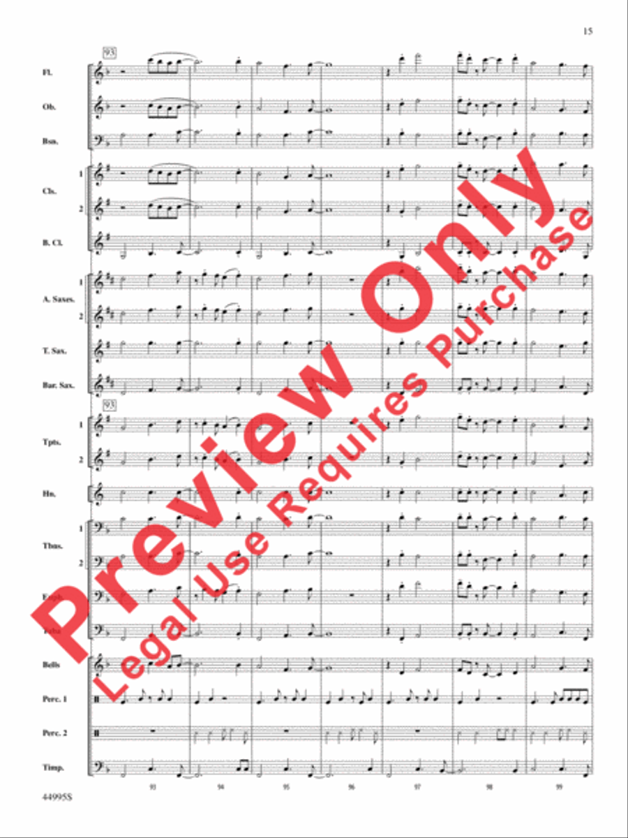 Djembe Laya Concert Band scores gallery preview page 32