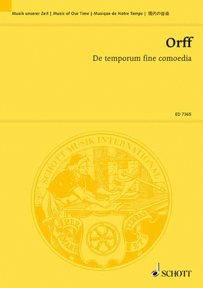Book cover for De temporum fine comoedia