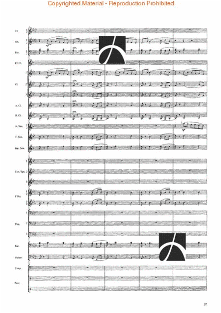 La Storia Concert Band scores gallery preview page 27