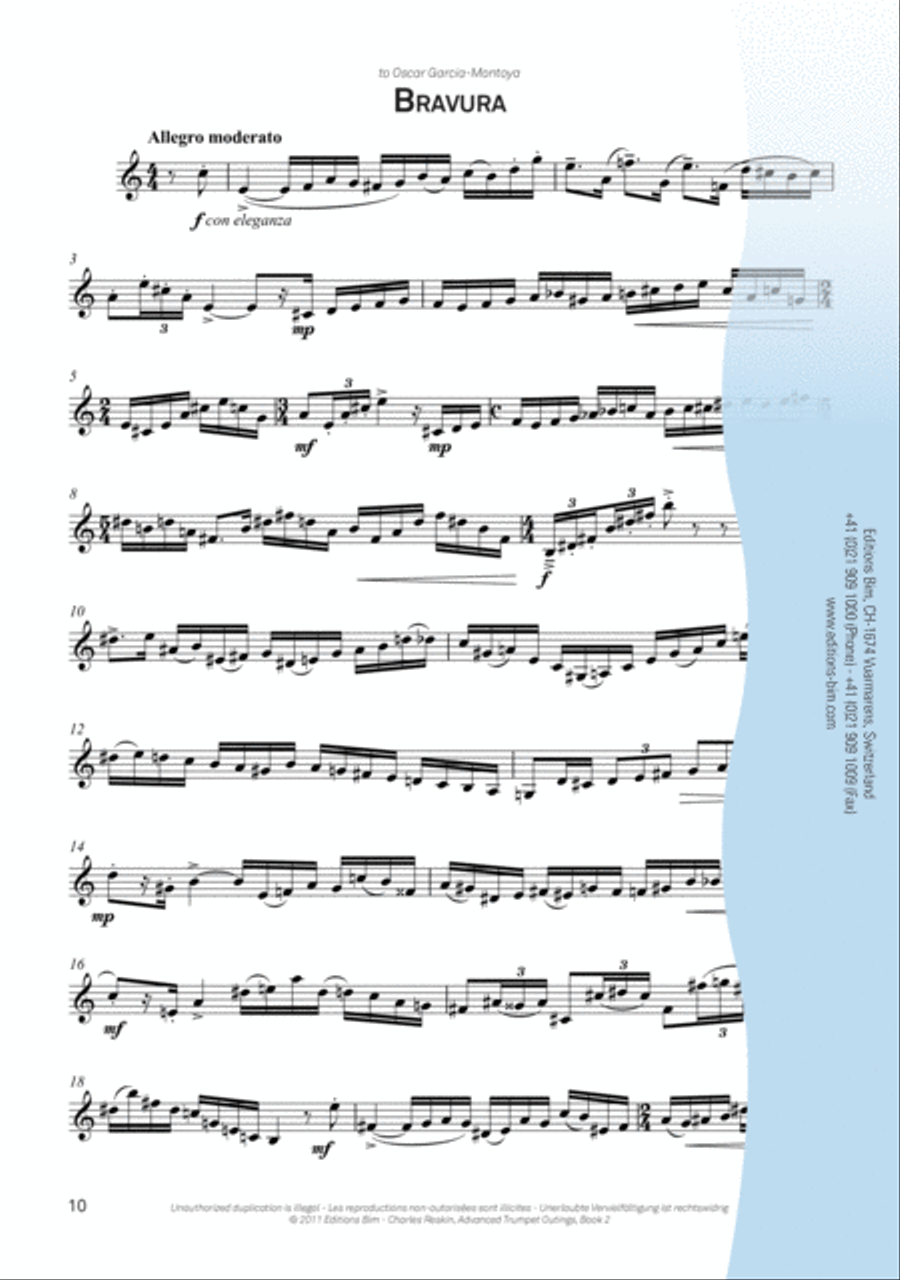 Advanced Trumpet Outings Book 2 Trumpet scores gallery preview page 5