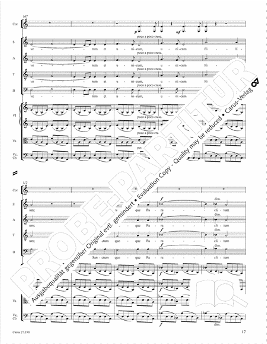 Te Deum 4-Part scores gallery preview page 24