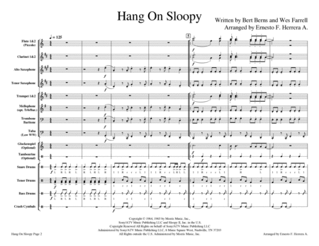 Hang On Sloopy - Score Only image number null