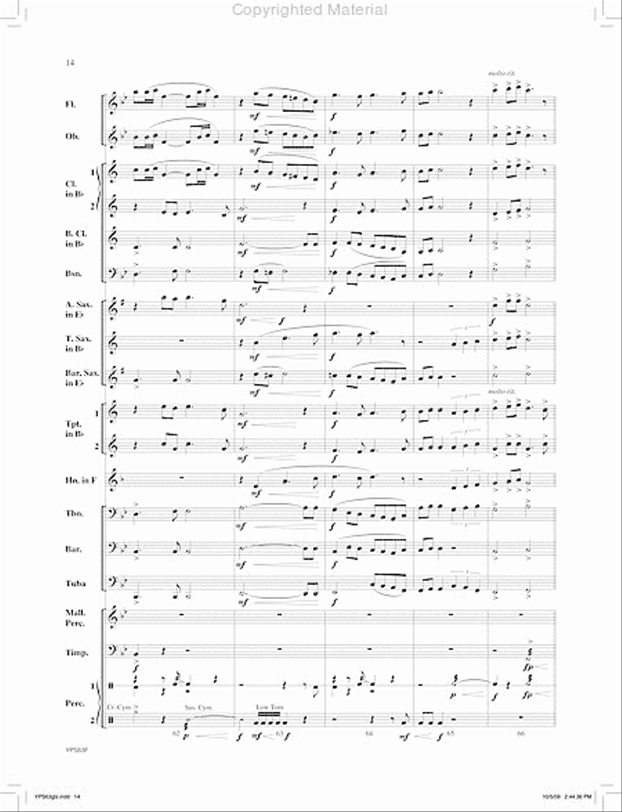 For Our Heroes Concert Band scores gallery preview page 15