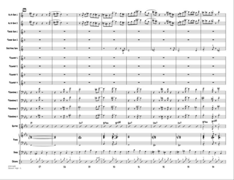Groovin' High - Conductor Score (Full Score) Conductor Score scores gallery preview page 5
