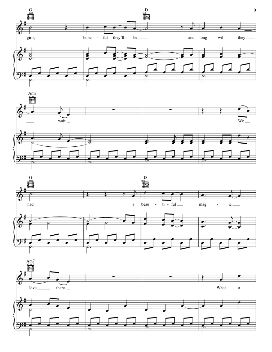 Sad Beautiful Tragic Acoustic Guitar scores gallery preview page 3
