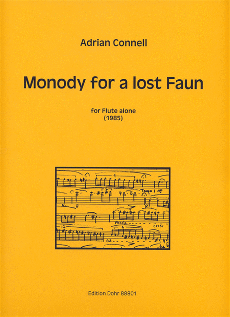 Monody for a lost Faun für Flöte solo (1985) Flute Solo scores gallery preview page 1