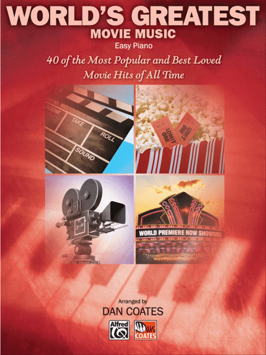 World's Greatest Movie Songs Easy Piano scores gallery preview page 1