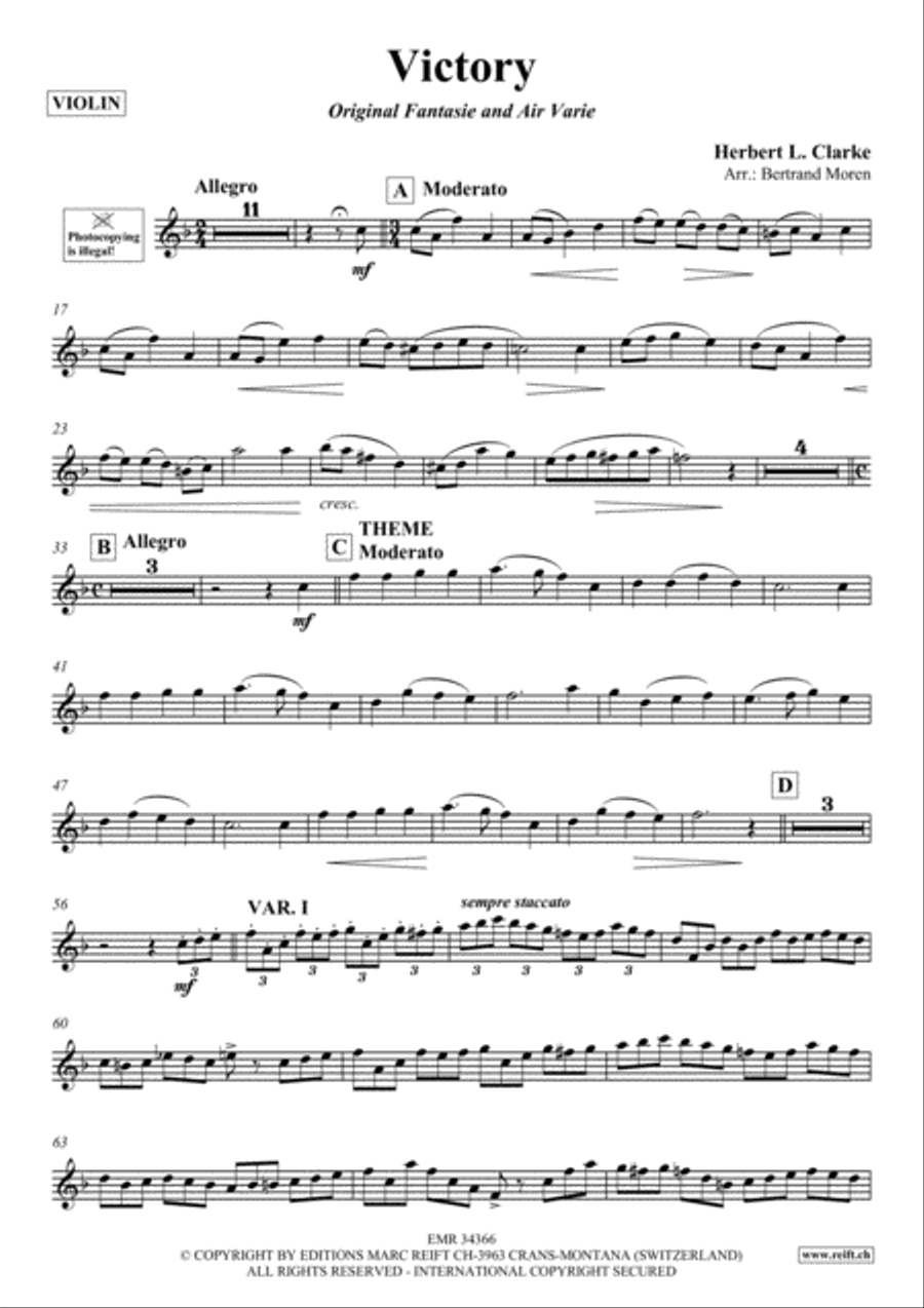 Victory Violin Solo scores gallery preview page 2
