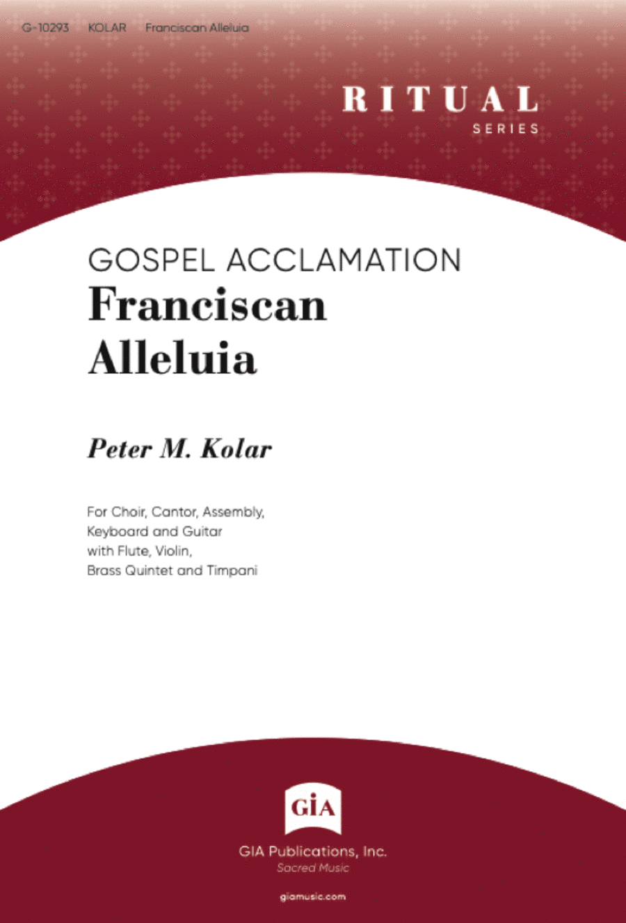Franciscan Alleluia 4-Part scores gallery preview page 1