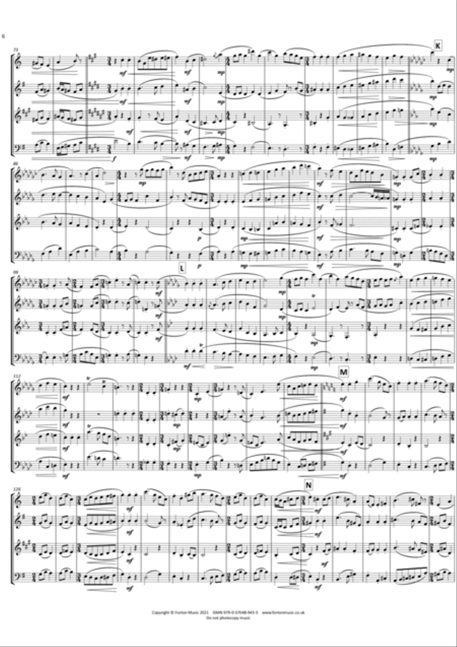 Five Madrigals Bassoon scores gallery preview page 6