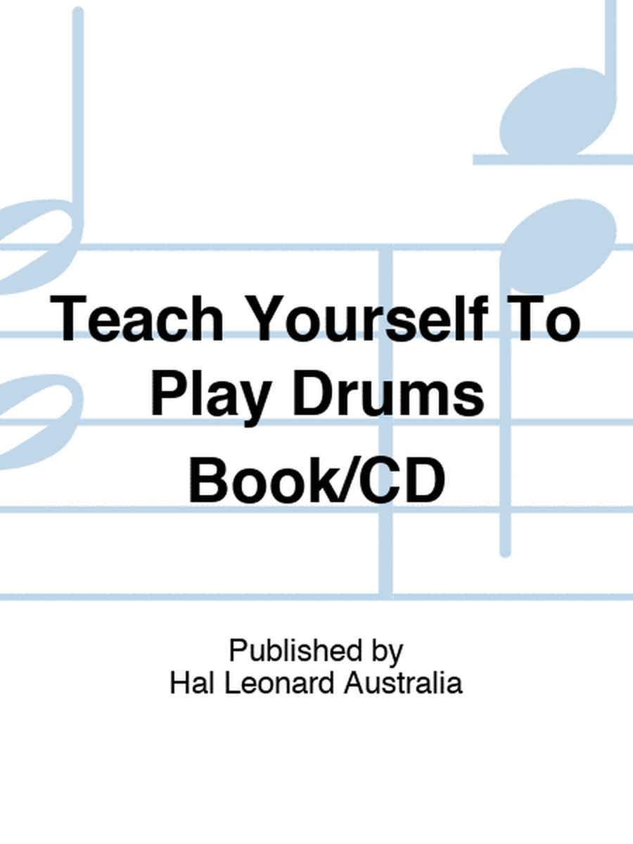Teach Yourself To Play Drums Book/CD