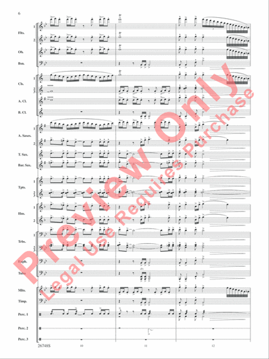 Cotton Ferry Expedition Concert Band scores gallery preview page 7