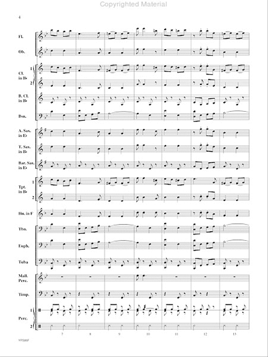 Advance Concert Band scores gallery preview page 5