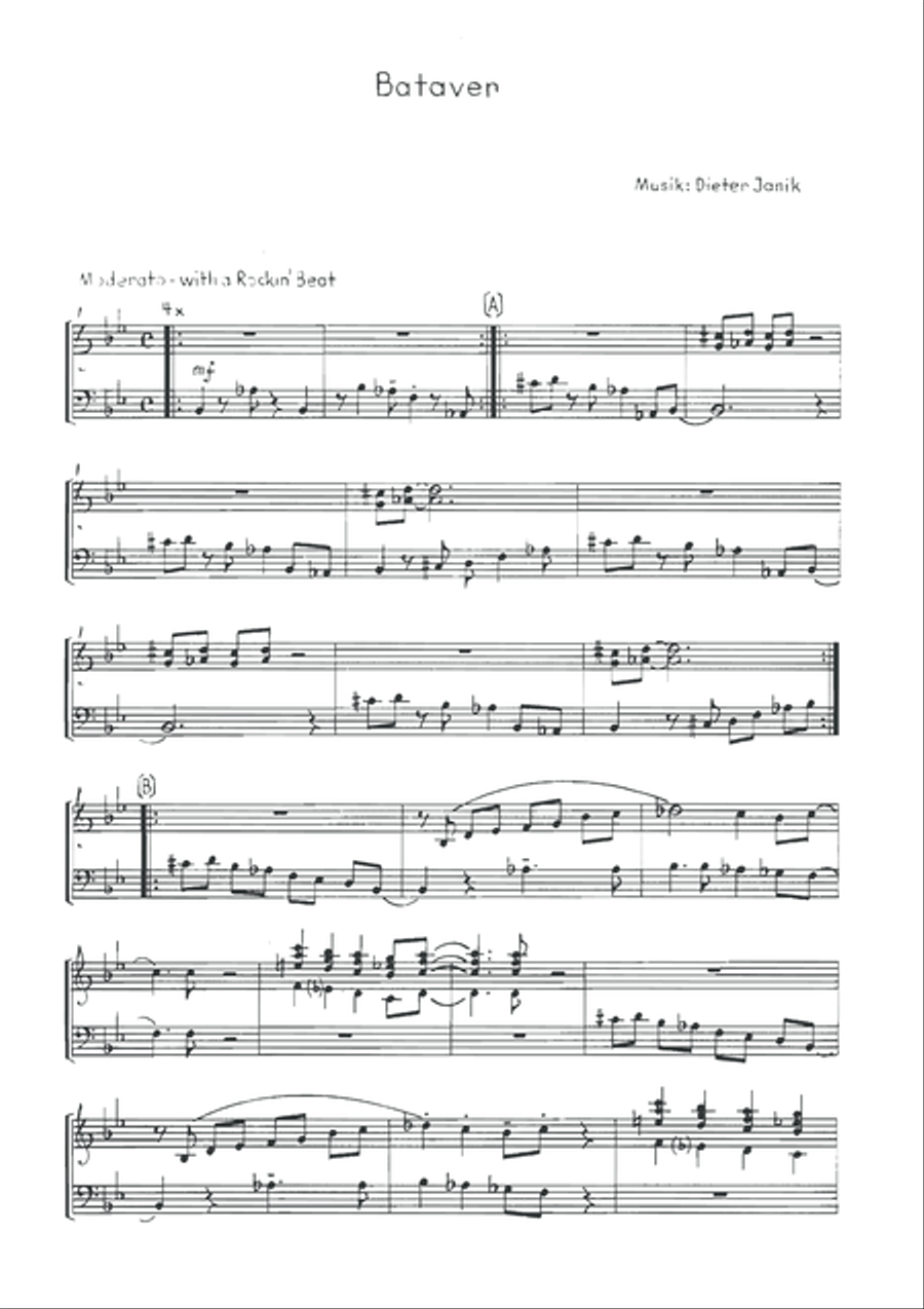 Bataver Bataver Piano Solo scores gallery preview page 3