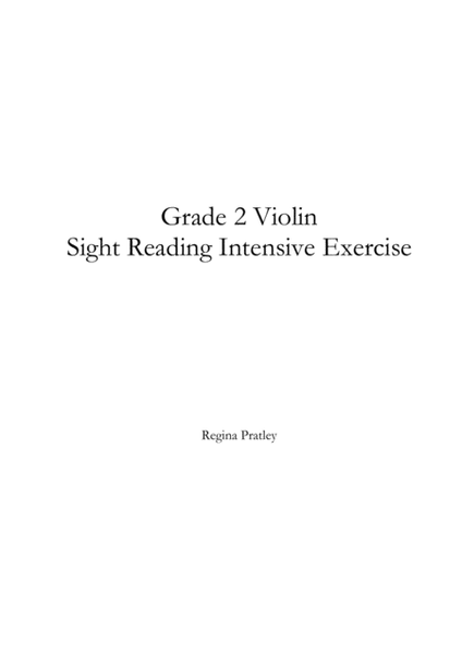 Grade 2 Violin Sight Reading Intensive Exercise
