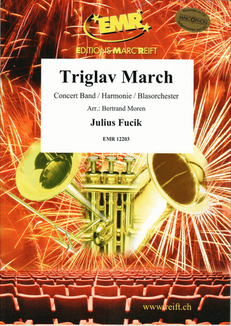 Triglav March Concert Band scores gallery preview page 1