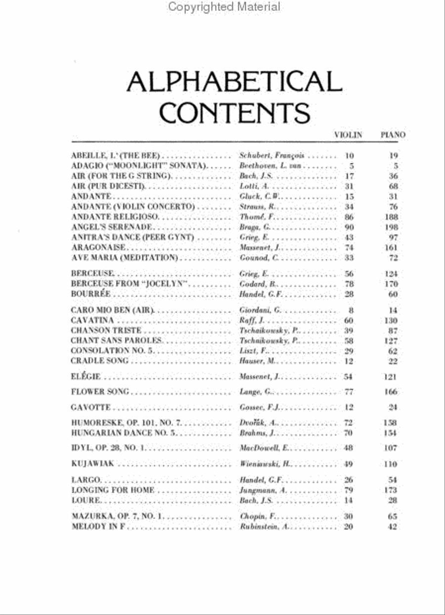 Violin Pieces the Whole World Plays Violin Solo scores gallery preview page 2