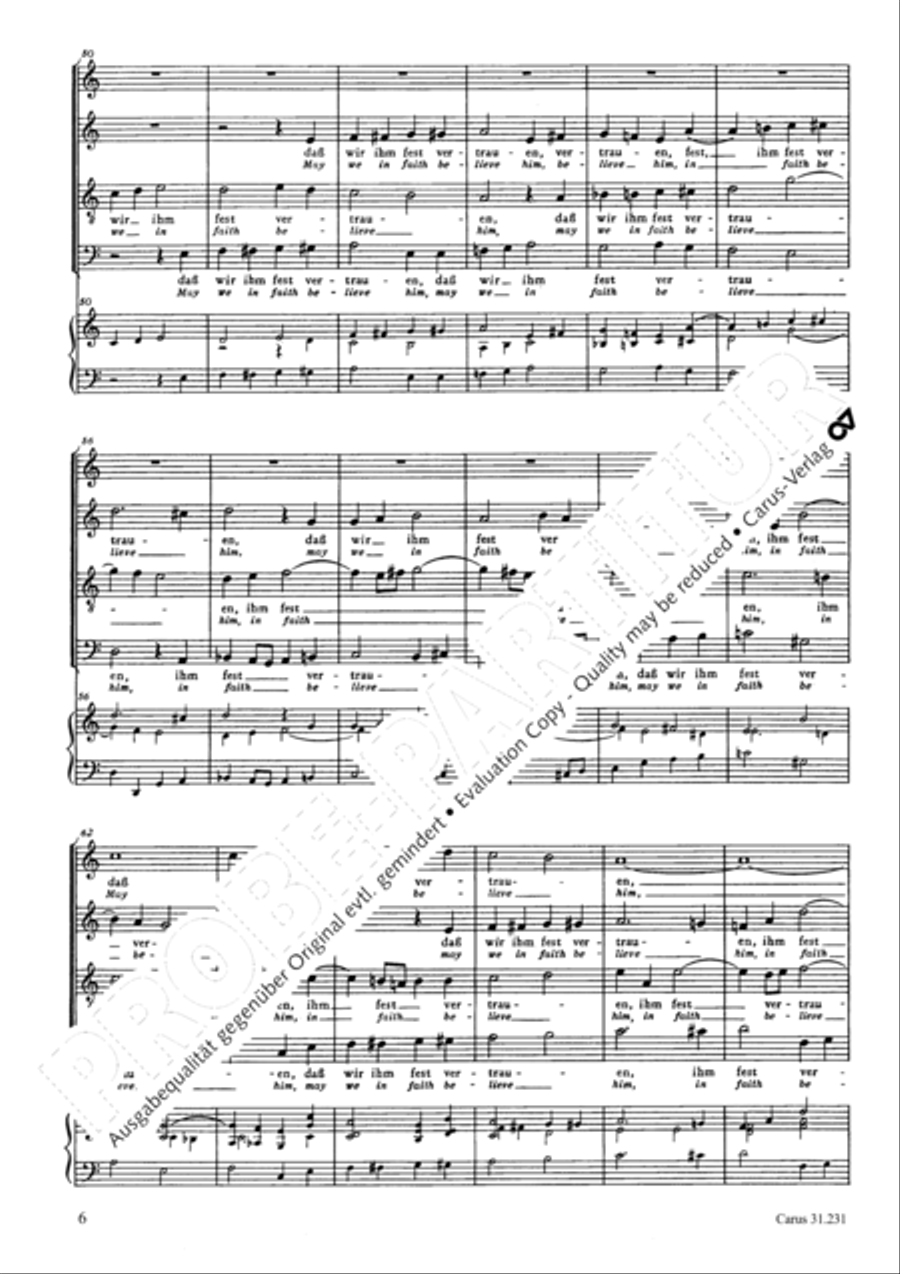Give glory, praise and honor 4-Part scores gallery preview page 7