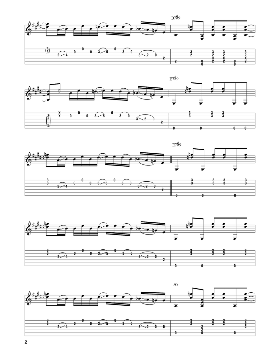 Scuttle Buttin' Acoustic Guitar scores gallery preview page 2