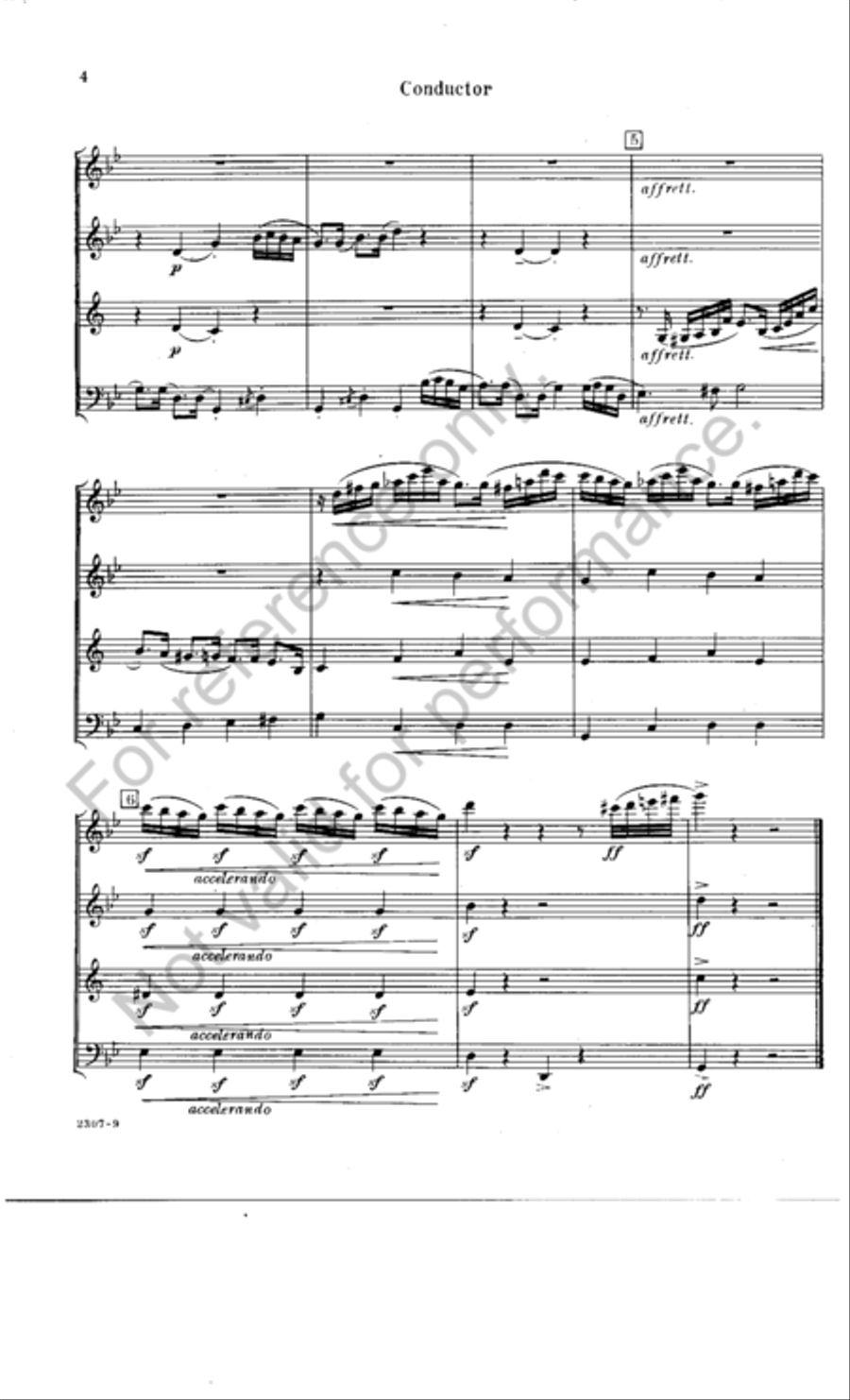 Danse Grotesque Woodwind Quartet scores gallery preview page 5