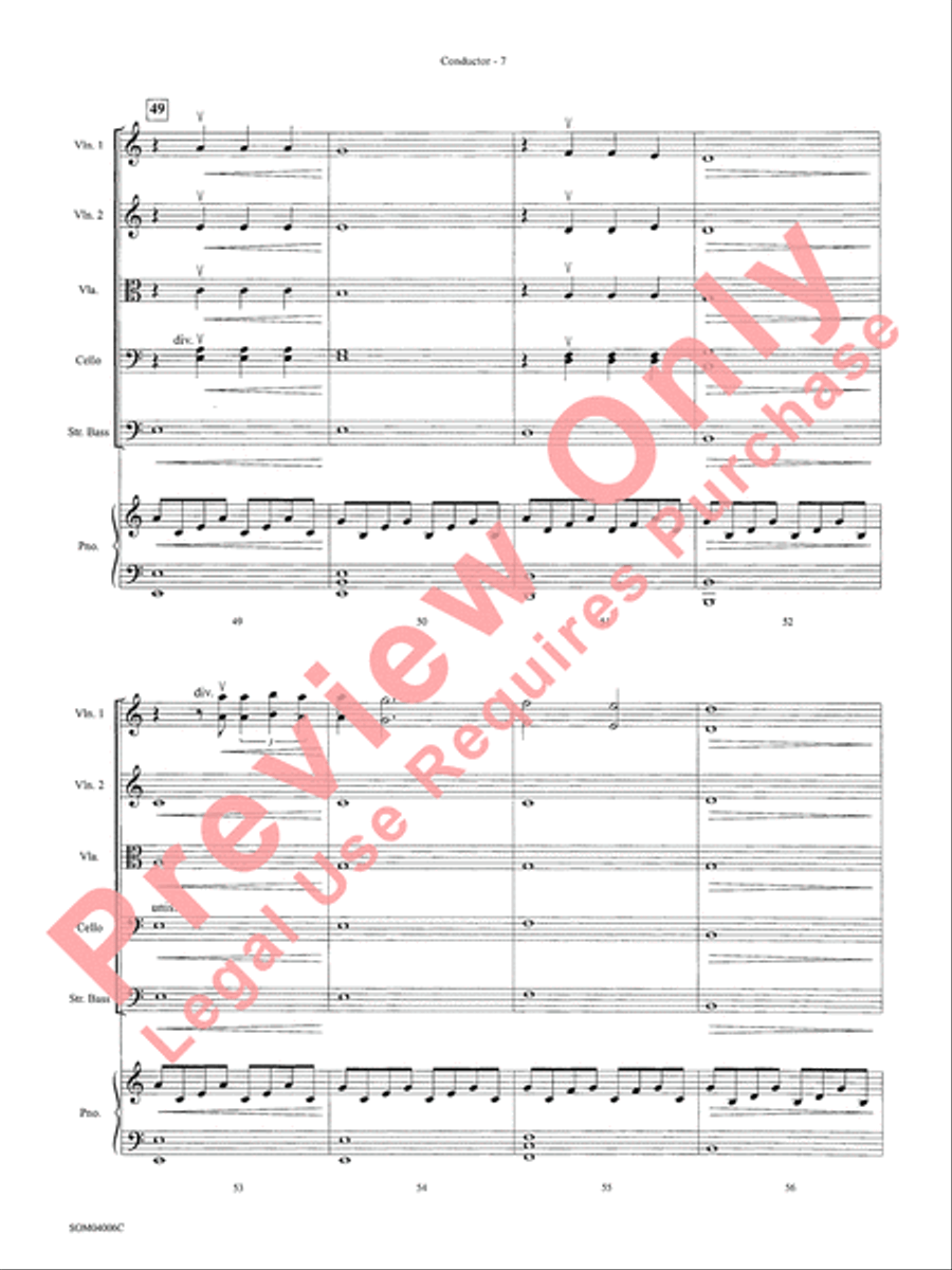Into the West (from The Lord of the Rings: The Return of the King) String Orchestra scores gallery preview page 10