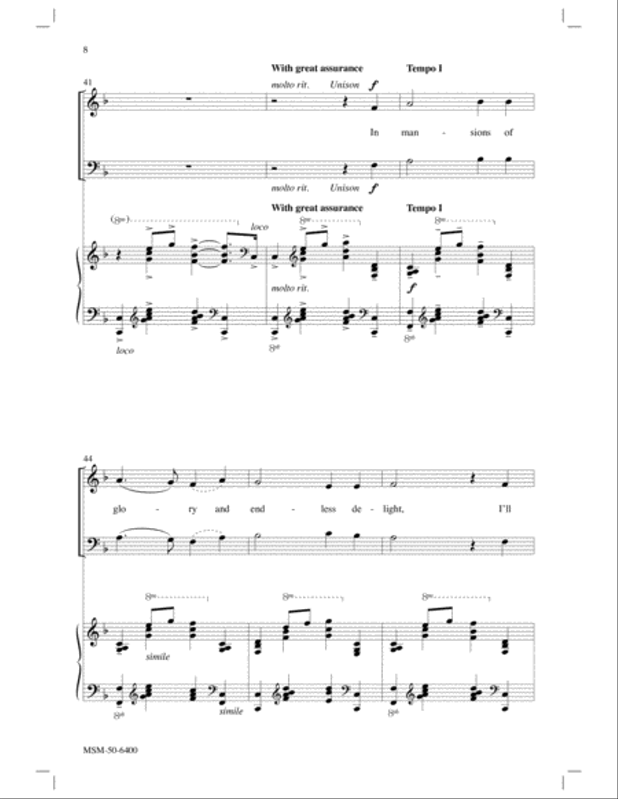 My Jesus, I Love Thee My Jesus, I Love Thee 4-Part scores gallery preview page 5