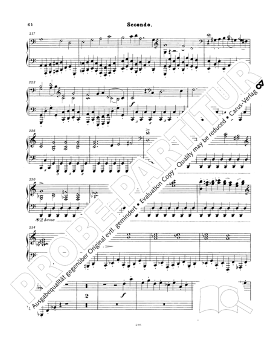 Ein Deutsches Requiem (German Requiem) Piano Duet scores gallery preview page 73