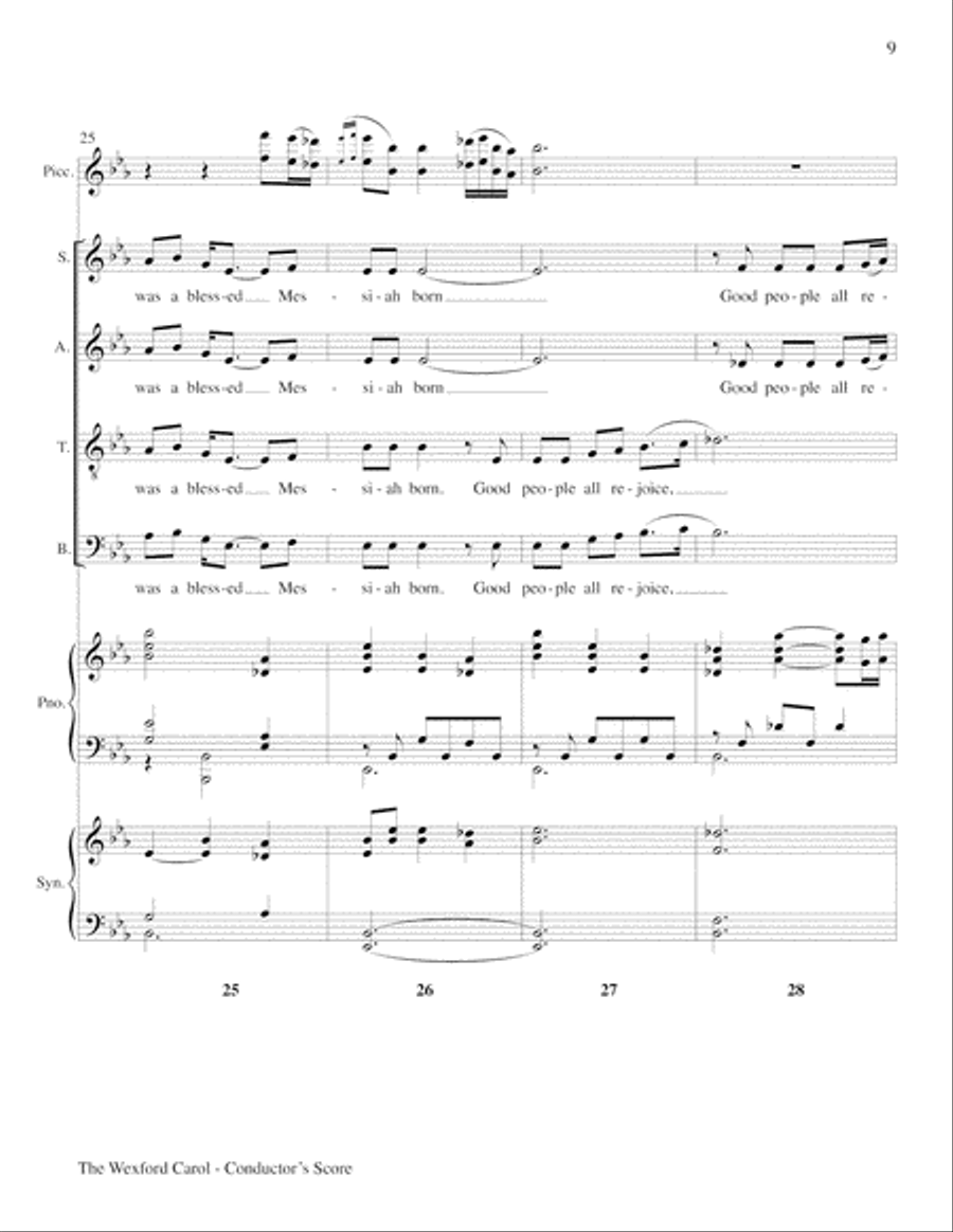 The Wexford Carol The Wexford Carol Choir scores gallery preview page 9