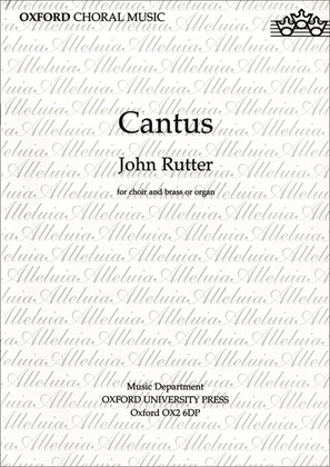 Book cover for Cantus