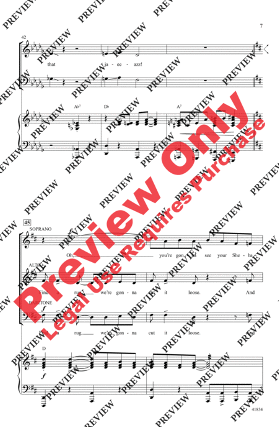 And All That Jazz - SoundTrax CD (CD only) Choir scores gallery preview page 7