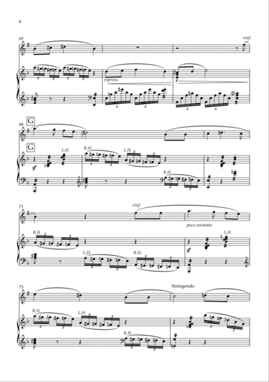 Softly Awakes My Heart (Mon cœur s'ouvre à ta voix) B-Flat Clarinet scores gallery preview page 6