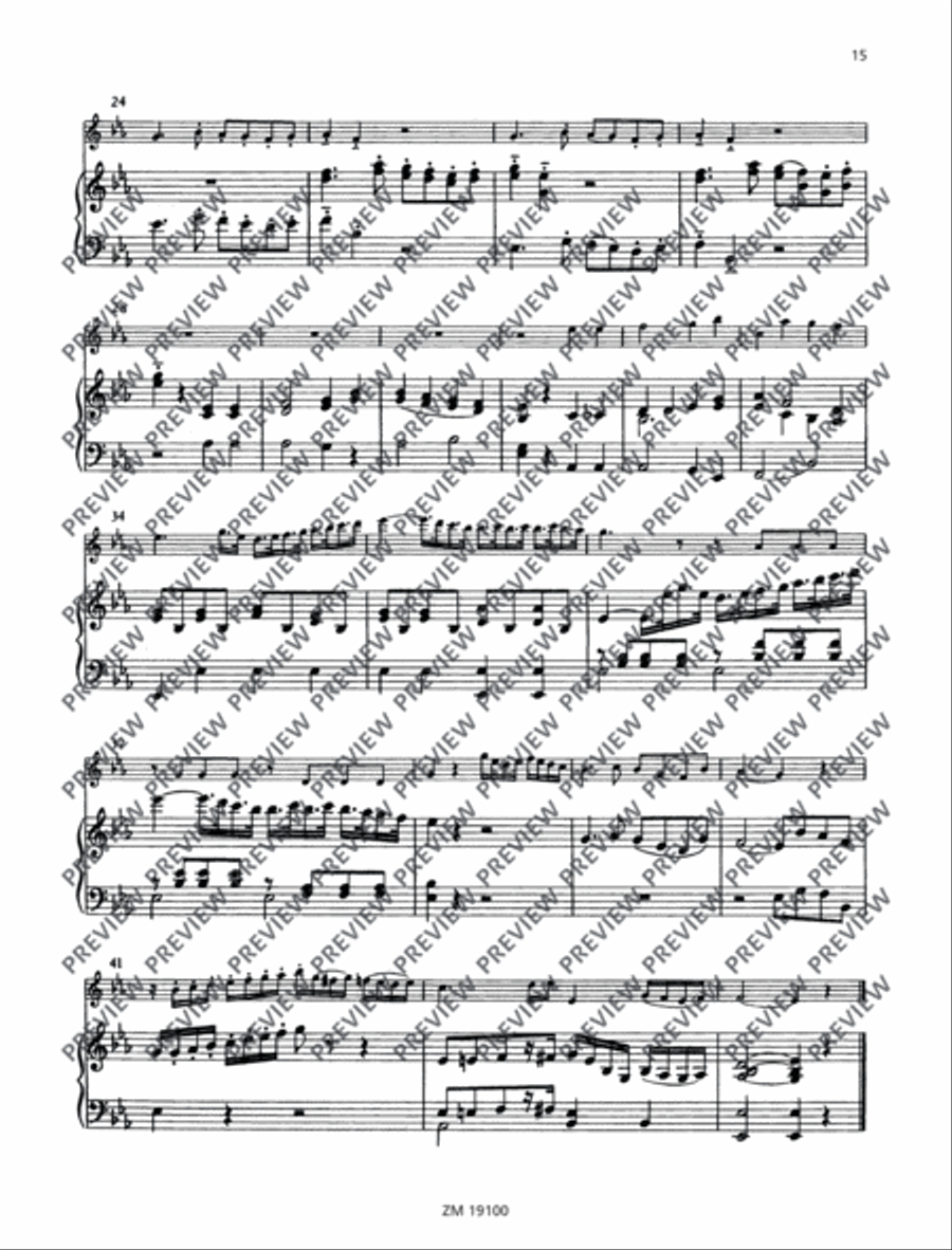 Sonata Sonata Flute Solo scores gallery preview page 16