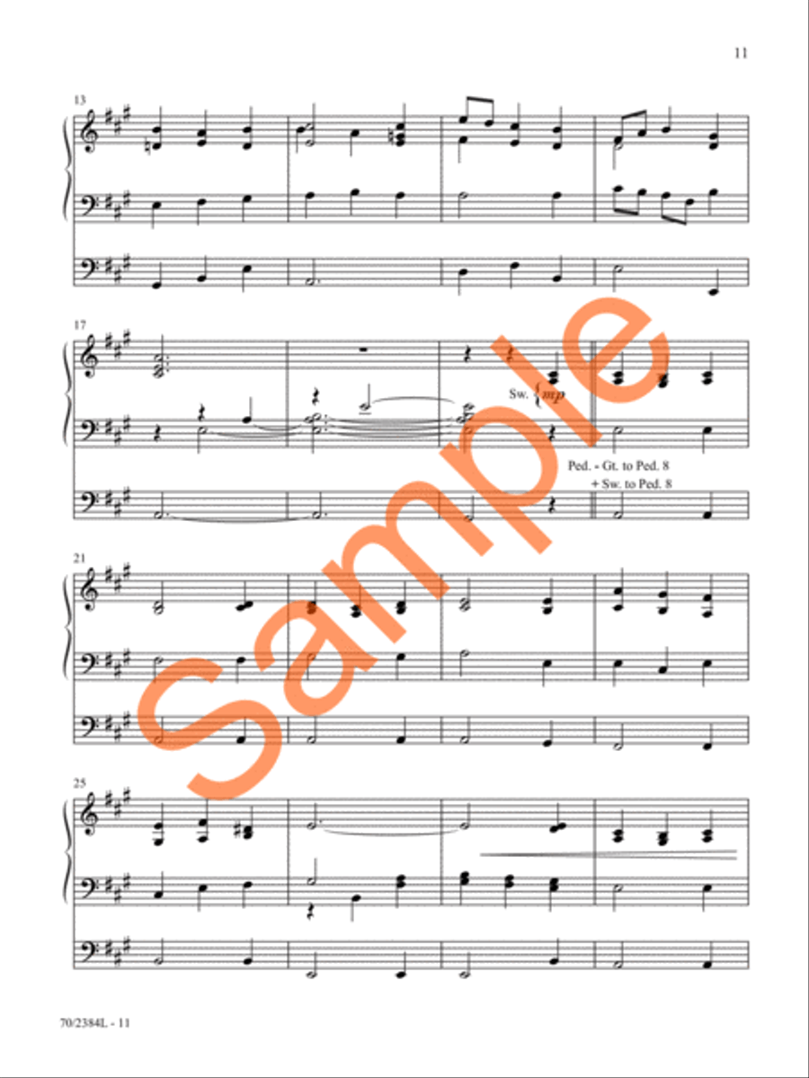 The Organist's Library, Vol. 72 Organ Solo scores gallery preview page 10
