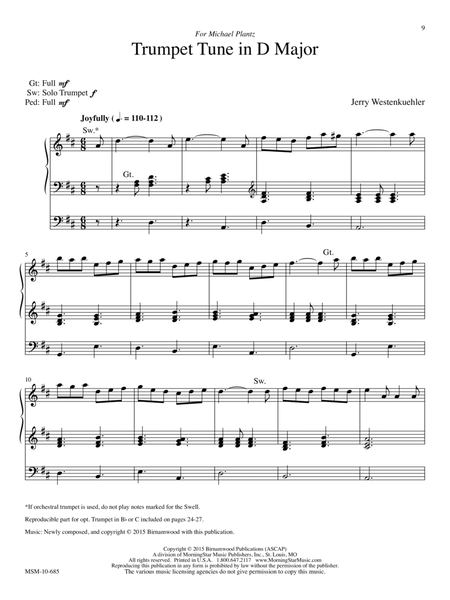 Trumpet Tune in D Major (Downloadable)
