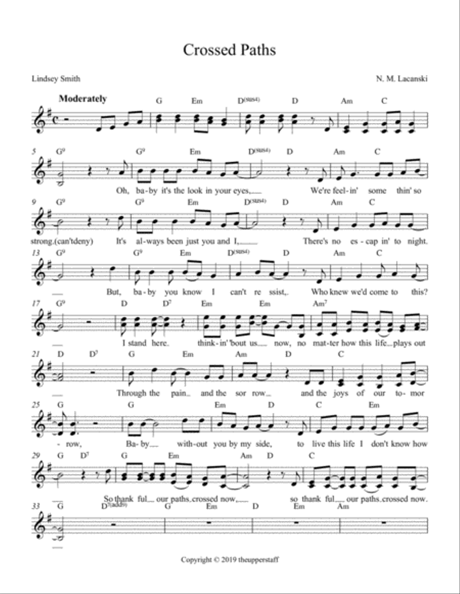 Crossed Paths Crossed Paths Voice scores gallery preview page 2