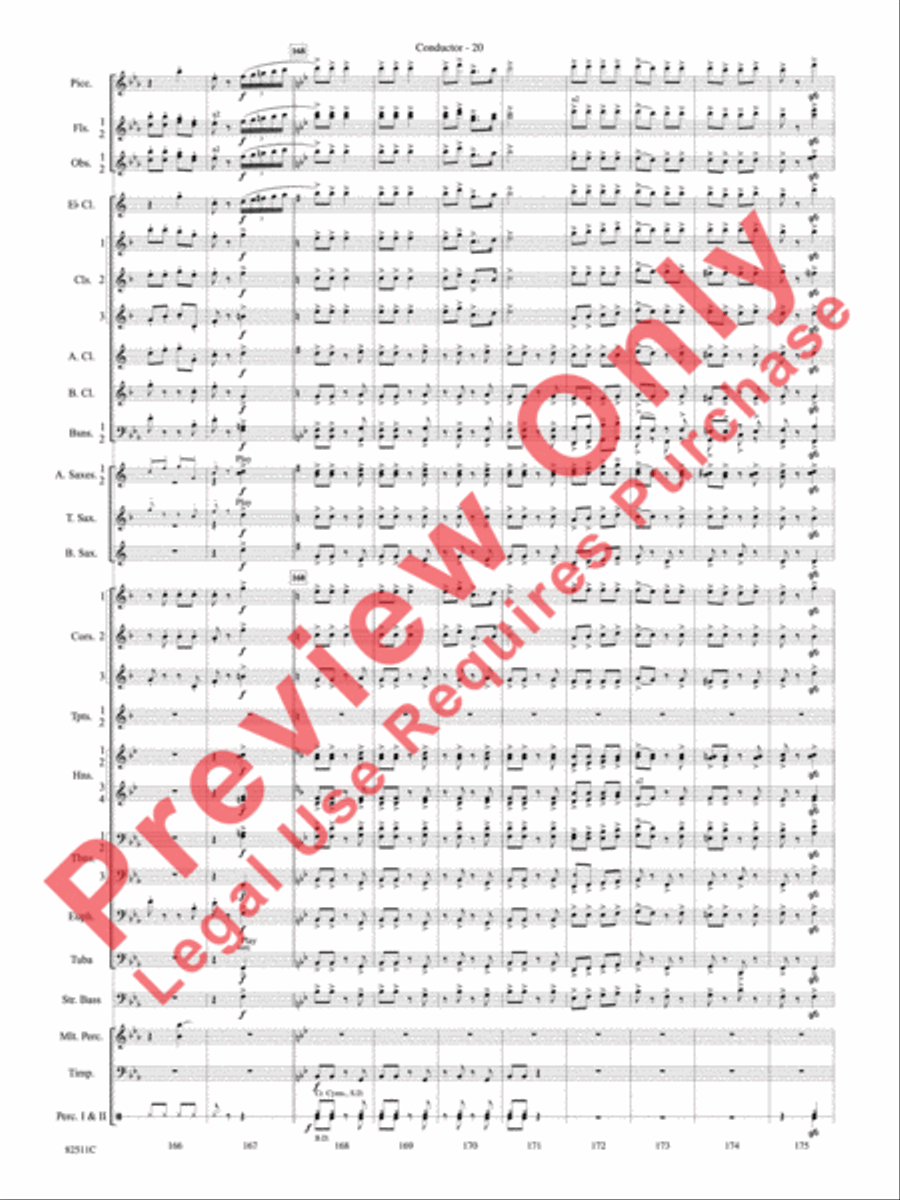 A Christmas Festival Concert Band scores gallery preview page 23