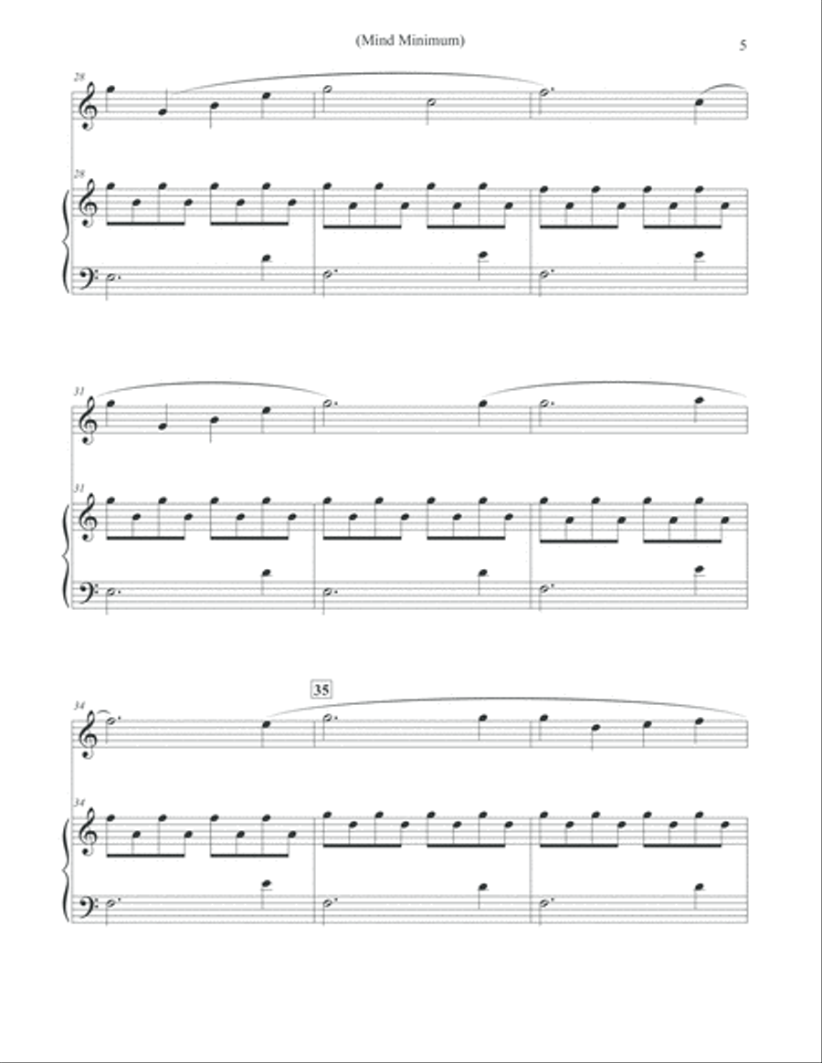 Mind Minimum - Flute & Piano Flute Solo scores gallery preview page 5