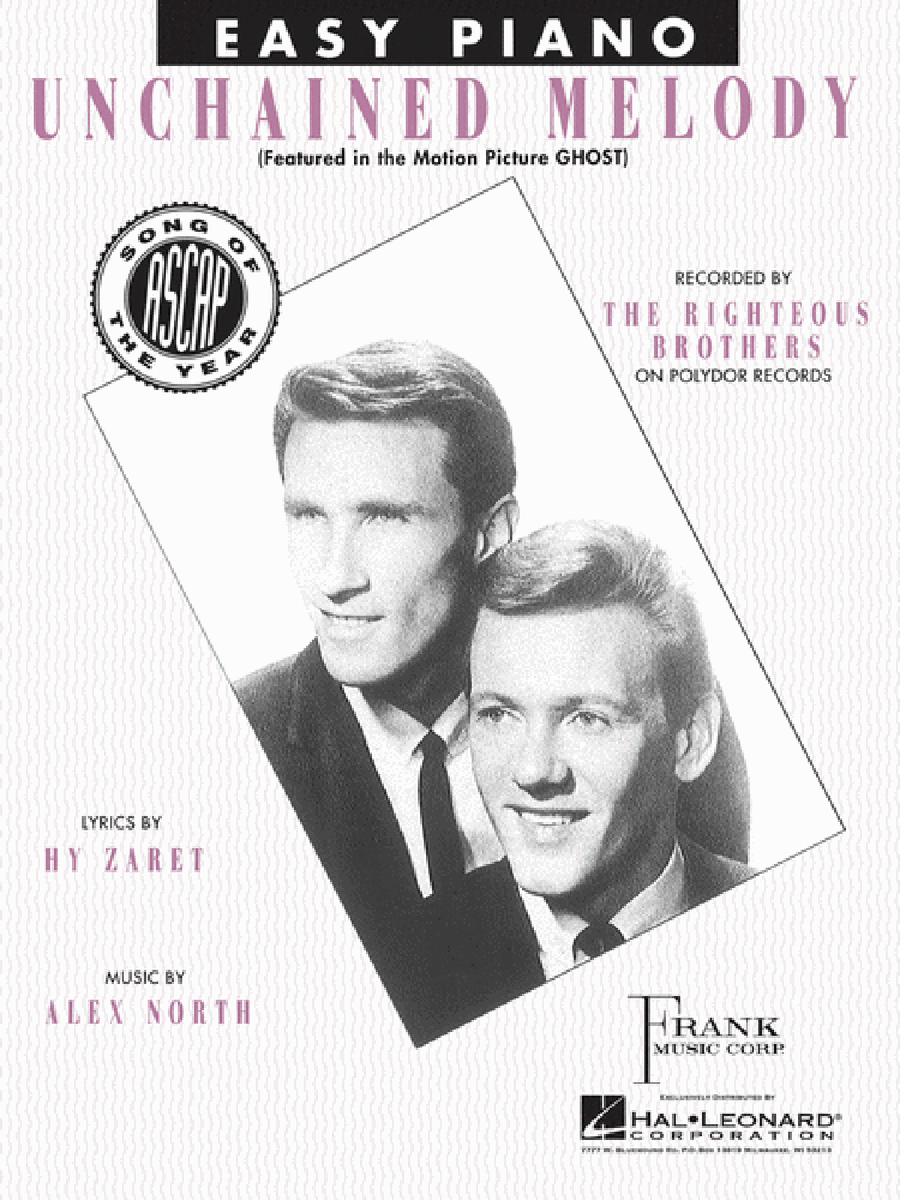 Unchained Melody - Easy Piano Piano, Vocal, Guitar scores gallery preview page 1