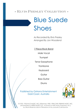 Book cover for Blue Suede Shoes