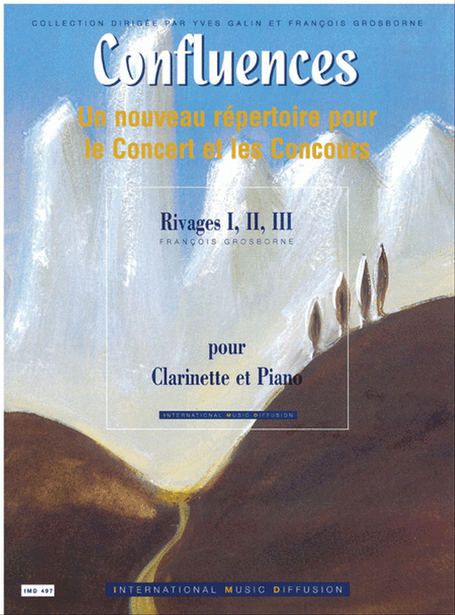 Rivages I, II, III Clarinet Solo scores gallery preview page 1