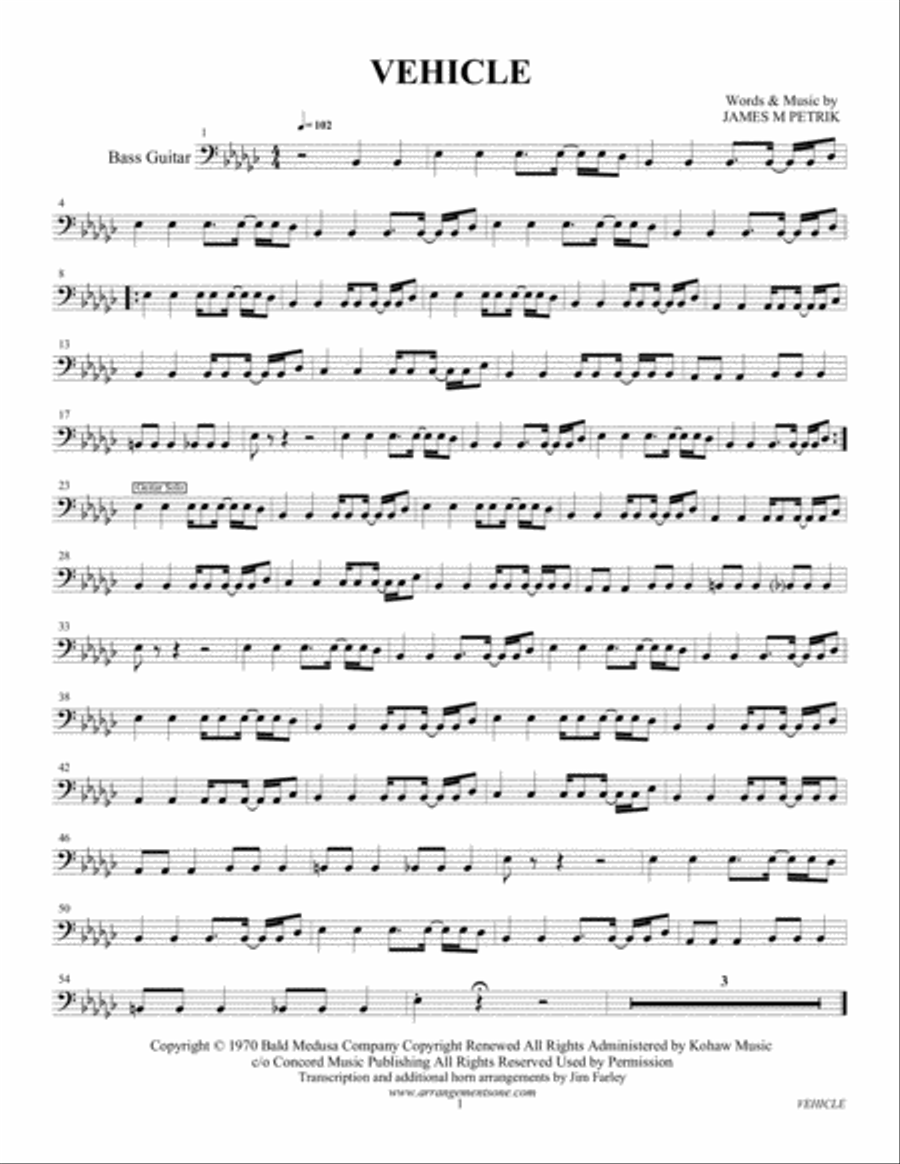Vehicle Alto Saxophone scores gallery preview page 3
