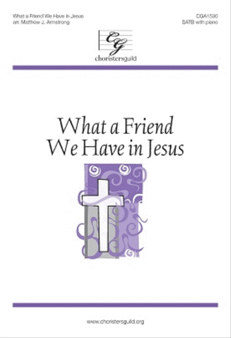 What a Friend We Have in Jesus 4-Part scores gallery preview page 1