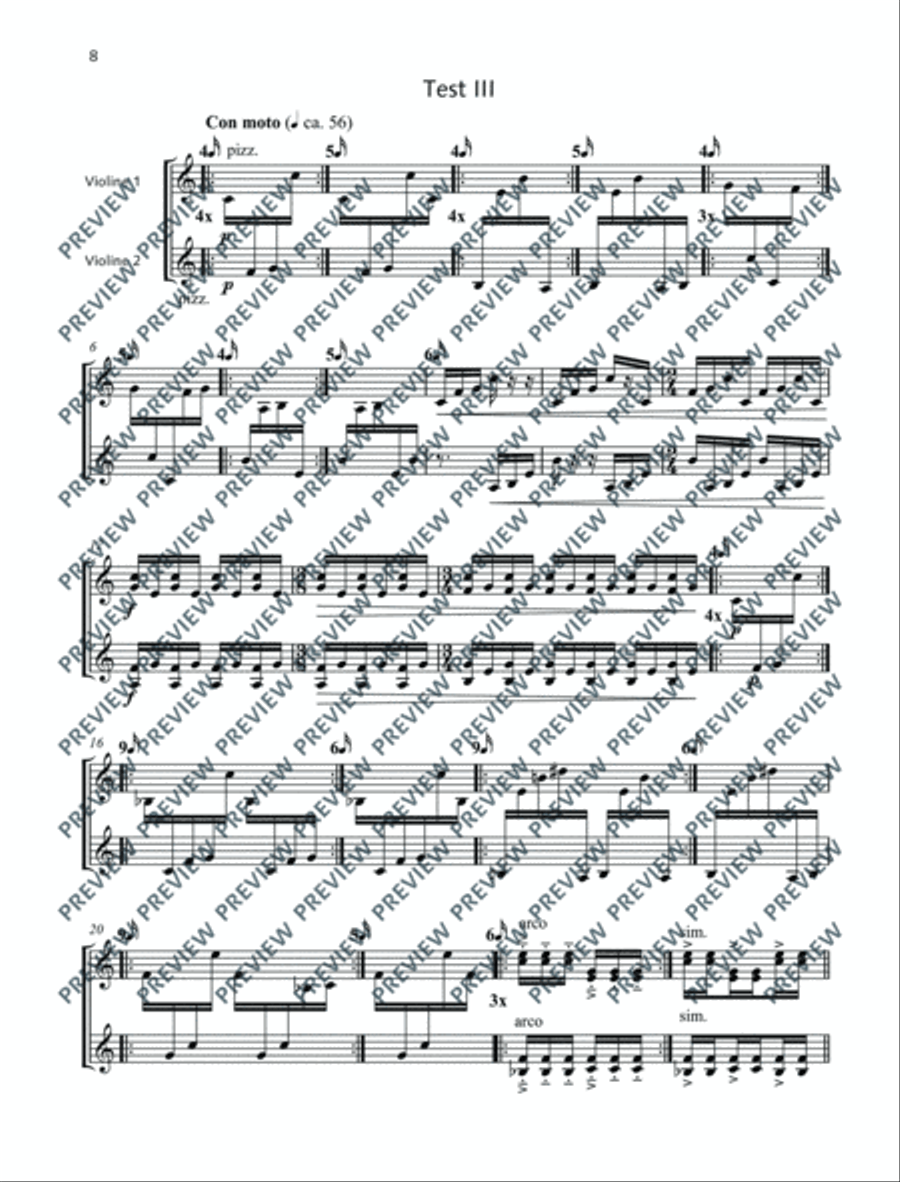 Four Turing-Test Violin scores gallery preview page 9