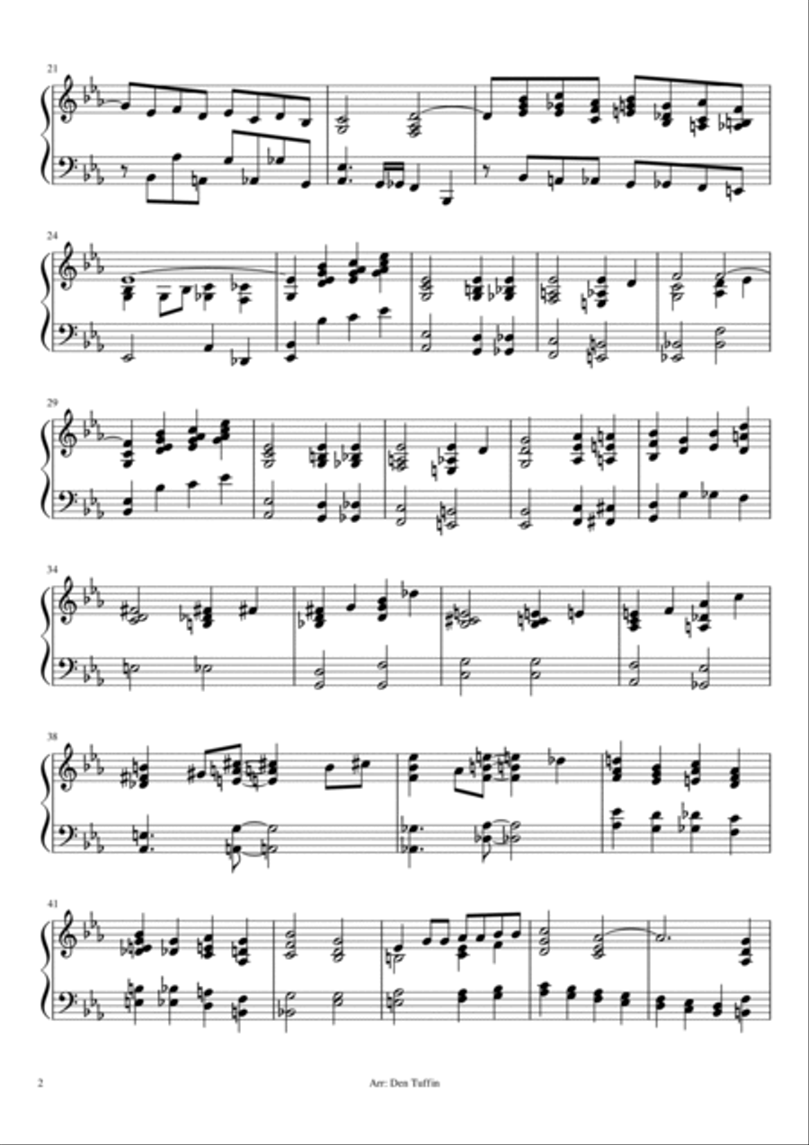 Remind Me Piano Solo scores gallery preview page 2