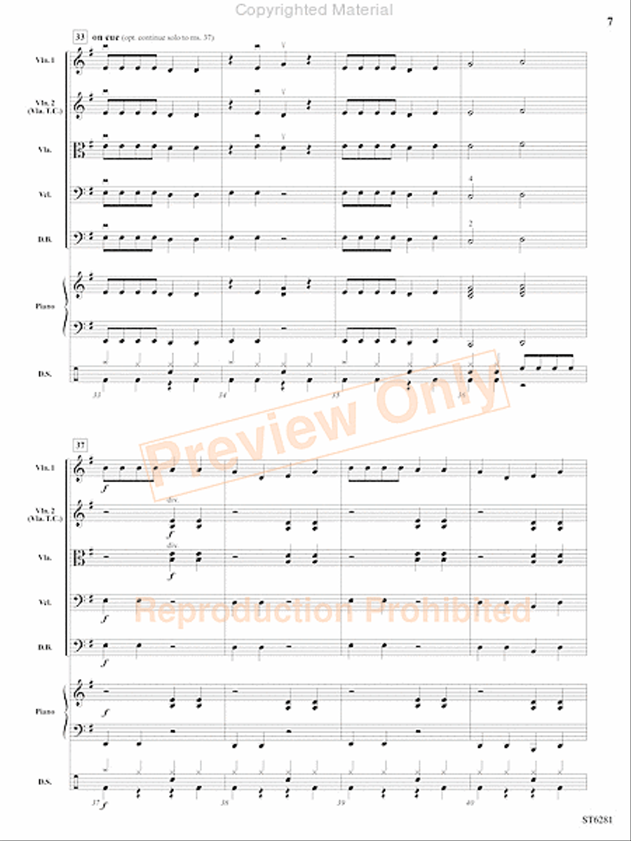 Pepperoni Pizza Rock String Orchestra scores gallery preview page 8