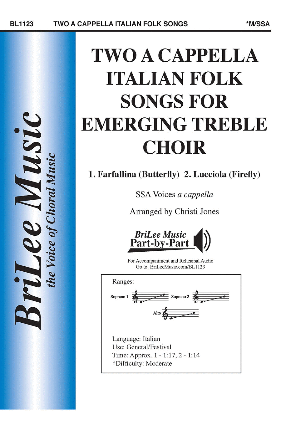 Two A Cappella Italian Folk Songs for Emerging Treble Choir